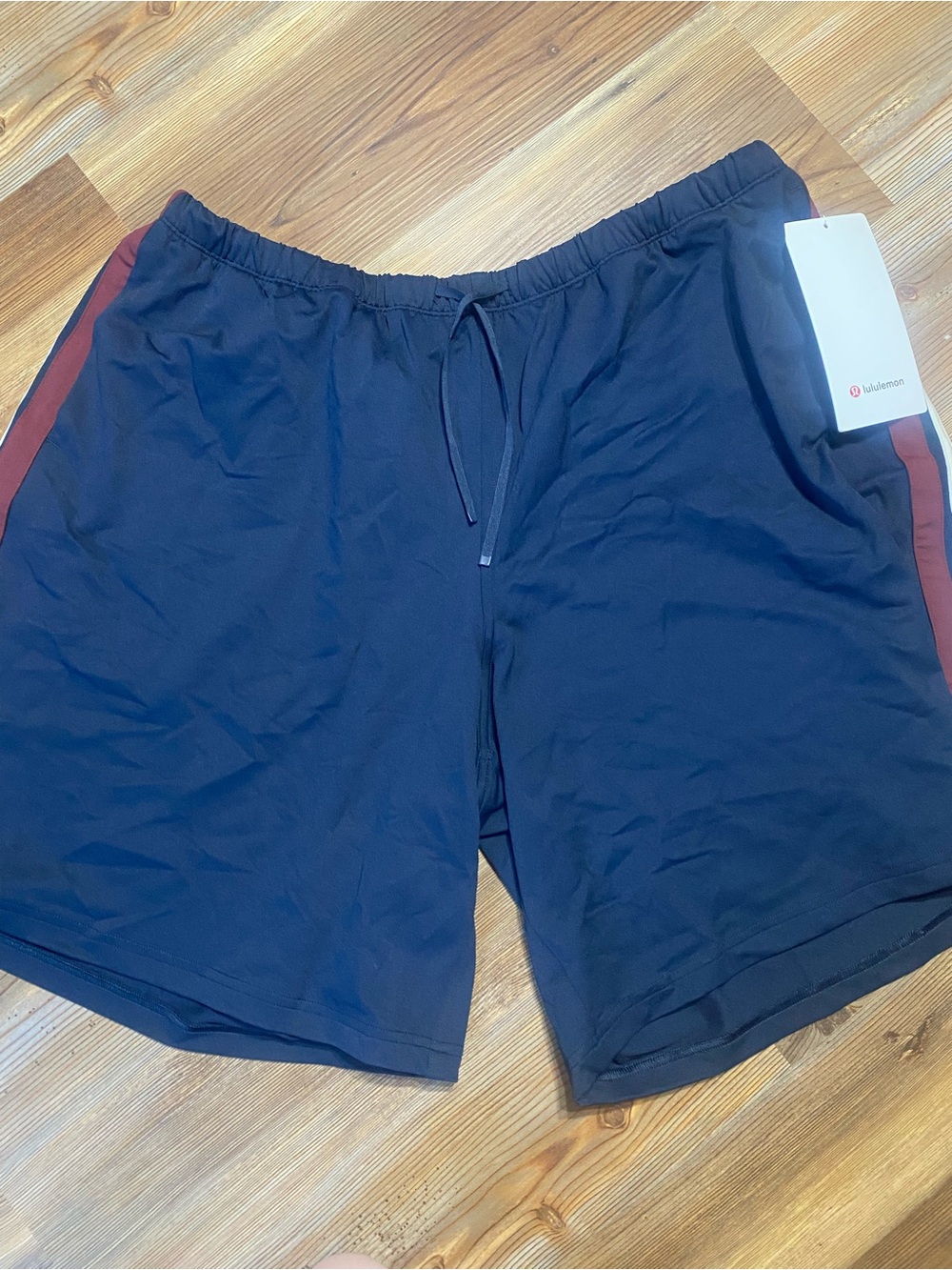 Lululemon Striped Baggy Track Short
